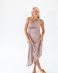 Golla Pleated One Shoulder Dress