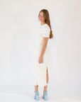 Apex Lurex Smocked Dress