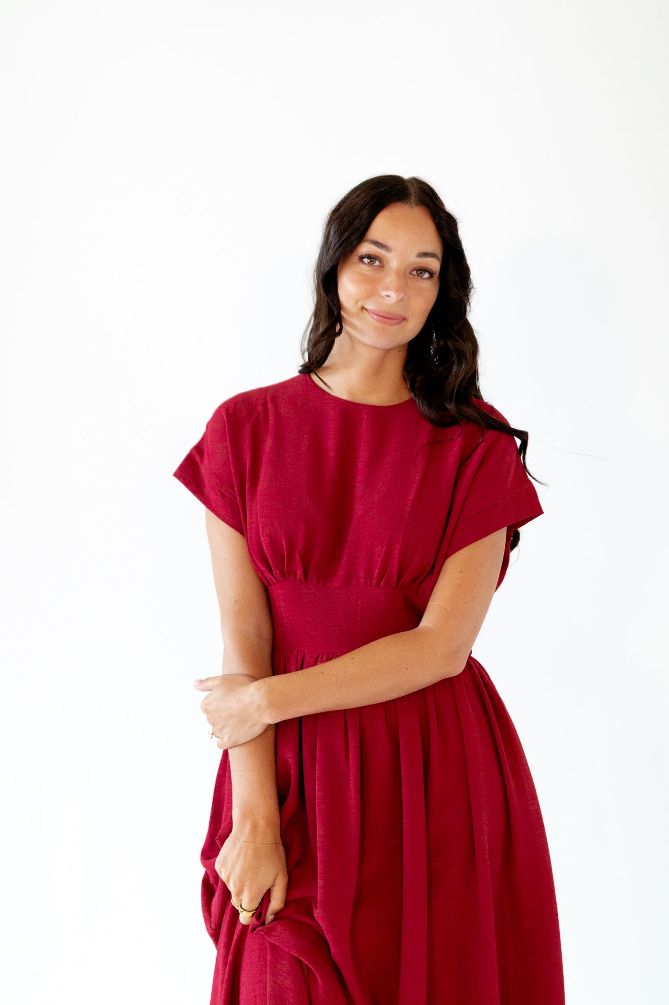 Chloe Woven Midi Dress