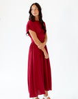 Chloe Woven Midi Dress