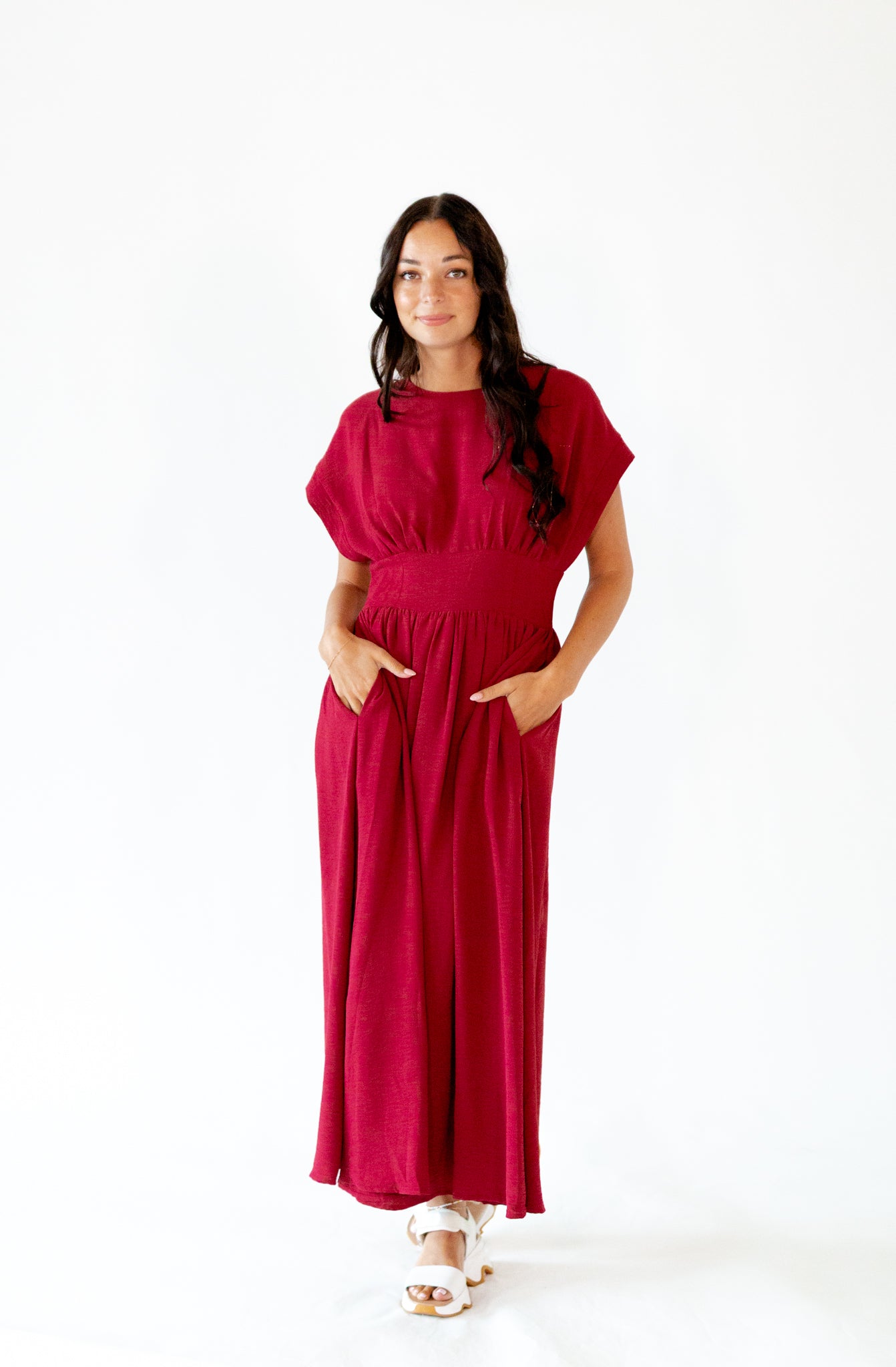Chloe Woven Midi Dress