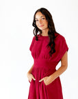 Chloe Woven Midi Dress