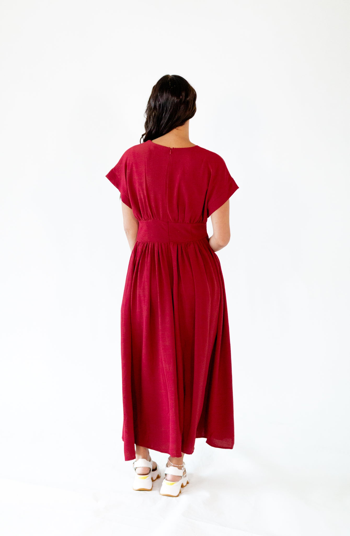 Chloe Woven Midi Dress