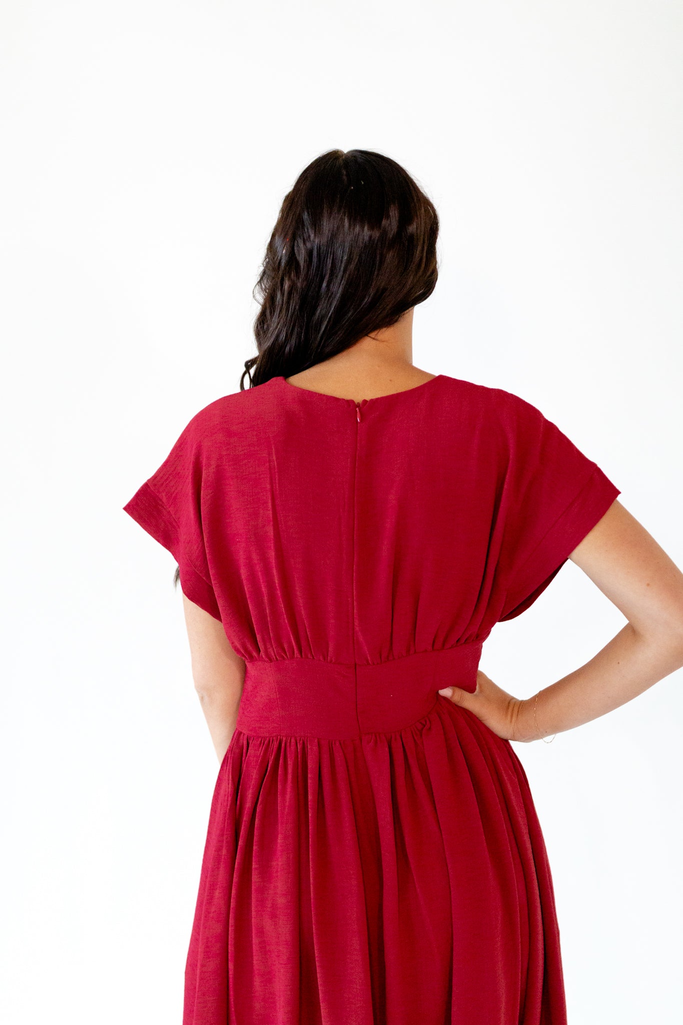 Chloe Woven Midi Dress