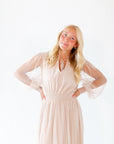 Whimsical Mesh Midi Dress