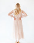 Whimsical Mesh Midi Dress