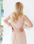 Whimsical Mesh Midi Dress