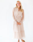 Whimsical Mesh Midi Dress