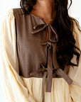 Henry Bow Front Midi Dress