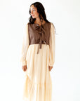 Henry Bow Front Midi Dress
