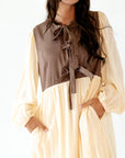 Henry Bow Front Midi Dress