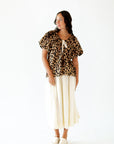 Mimi Pleated Midi Skirt