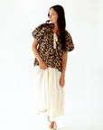 Mimi Pleated Midi Skirt