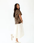 Mimi Pleated Midi Skirt