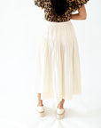 Mimi Pleated Midi Skirt