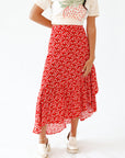 Berti Floral Wrap Skirt