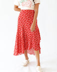 Berti Floral Wrap Skirt