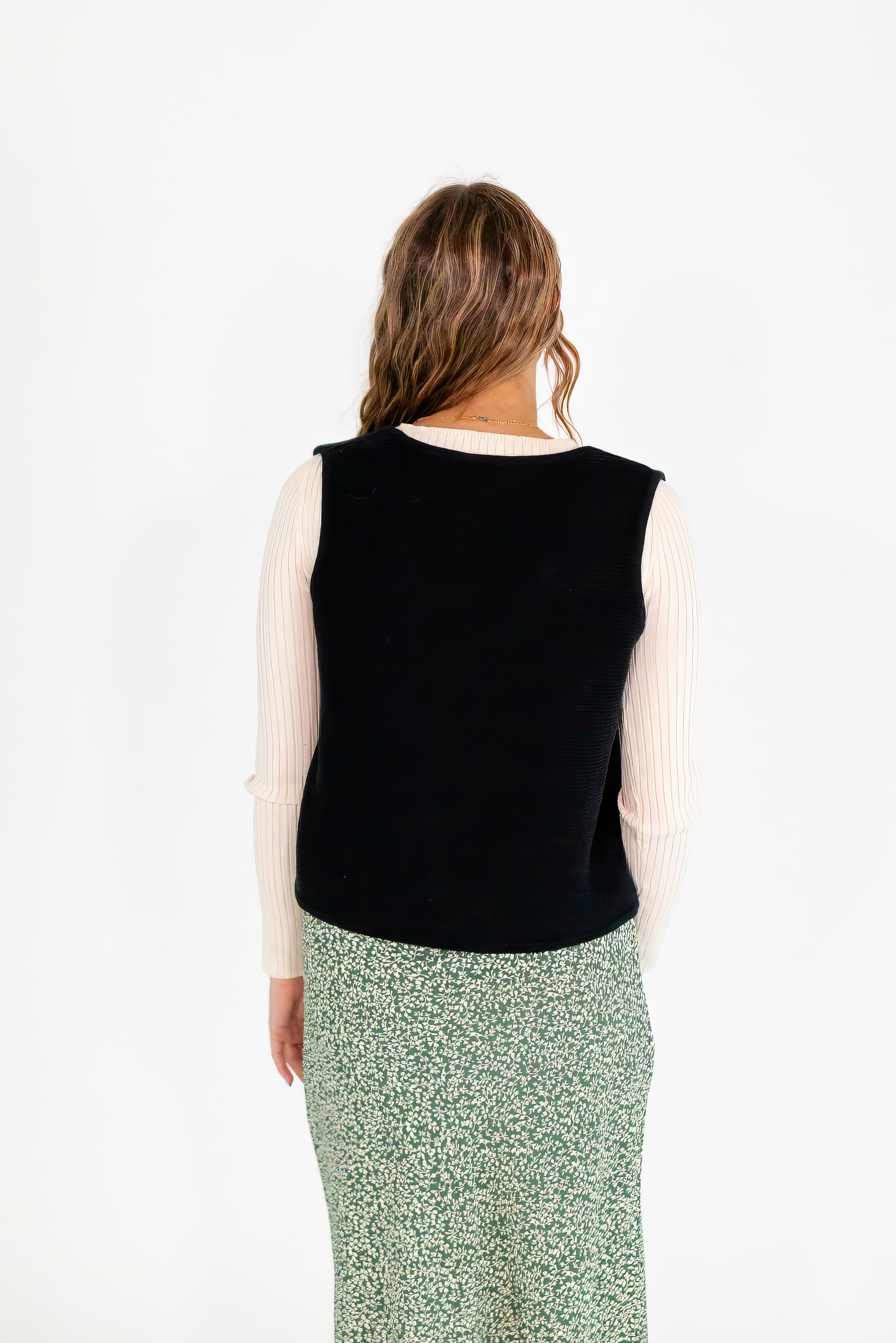 Scarlett Tied Vest・Black ✧ Restocked