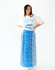 Bianca Mixed Print Skirt