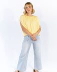 Denny Pleated Top