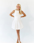 Cameron Bubble Hem Rouched Dress