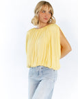 Denny Pleated Top
