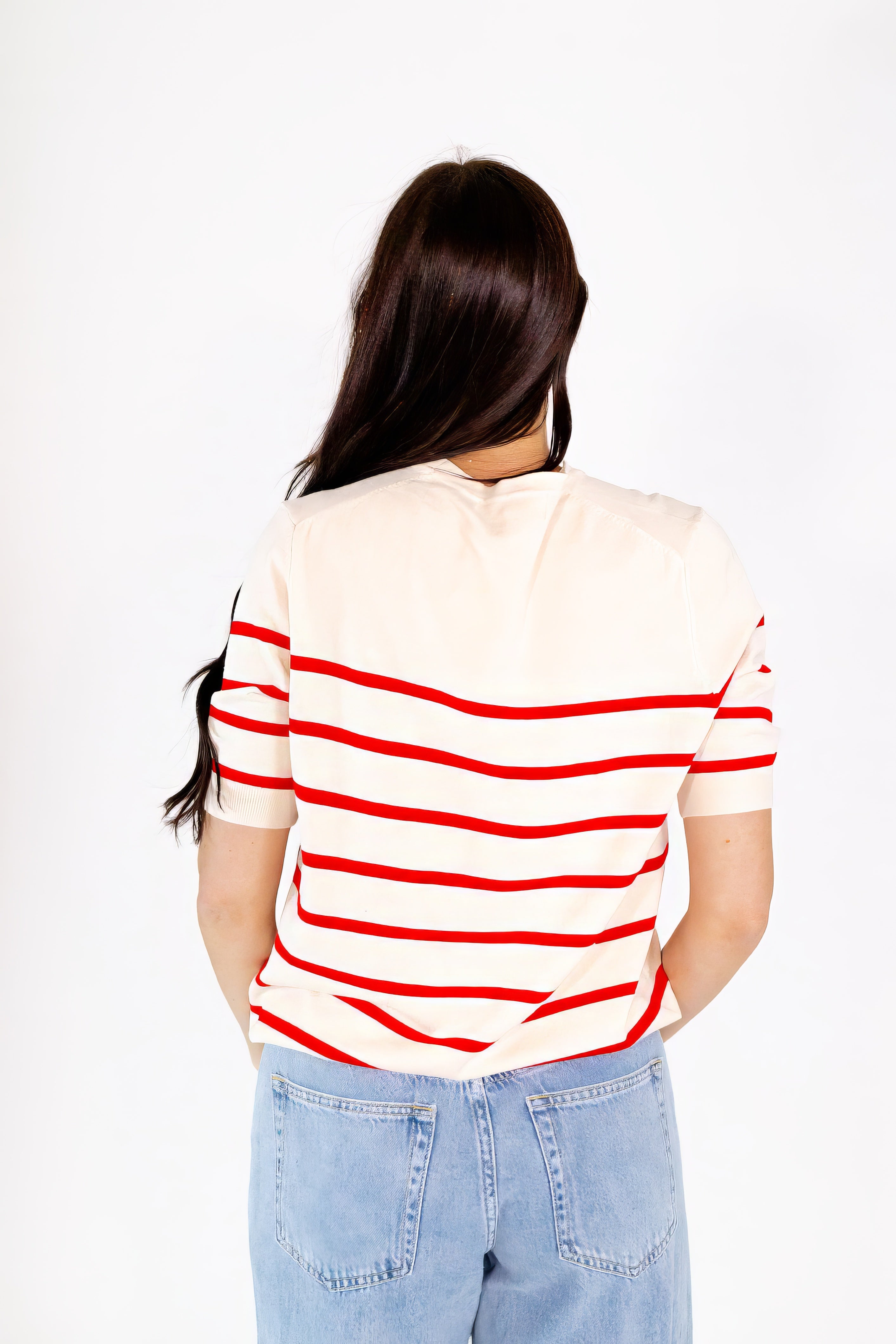 Hetta Striped Knit Tee