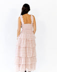 Axel Checked Tiered Maxi Dress