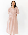Tilly Checkered Midi Dress