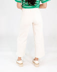 Ophelia White Barrel Jeans