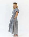 Marni Gingham Midi Dress · Navy