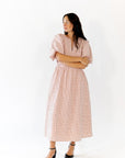 Tilly Checkered Midi Dress