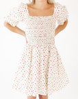 Darla Smocked Floral Mini Dress