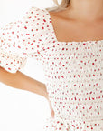 Darla Smocked Floral Mini Dress