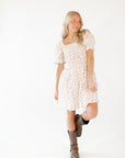 Darla Smocked Floral Mini Dress