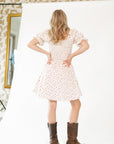 Darla Smocked Floral Mini Dress