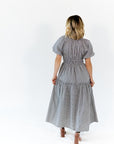 Marni Gingham Midi Dress · Navy