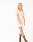 Darla Smocked Floral Mini Dress