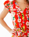 James Floral Mini Dress