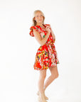 James Floral Mini Dress