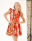 James Floral Mini Dress