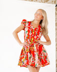 James Floral Mini Dress