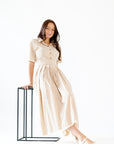 Odessa Pinstriped Shirt Dress