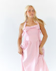 Deyna Bow Accent Halter Dress