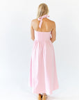 Deyna Bow Accent Halter Dress
