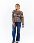Fair Isle Button Down Cardigan