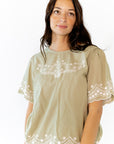 Wren Embroidered Top
