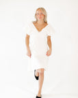 Penny Bow Detail Mini Dress