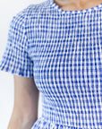 Ives Gingham Midi Dress