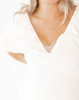 Penny Bow Detail Mini Dress